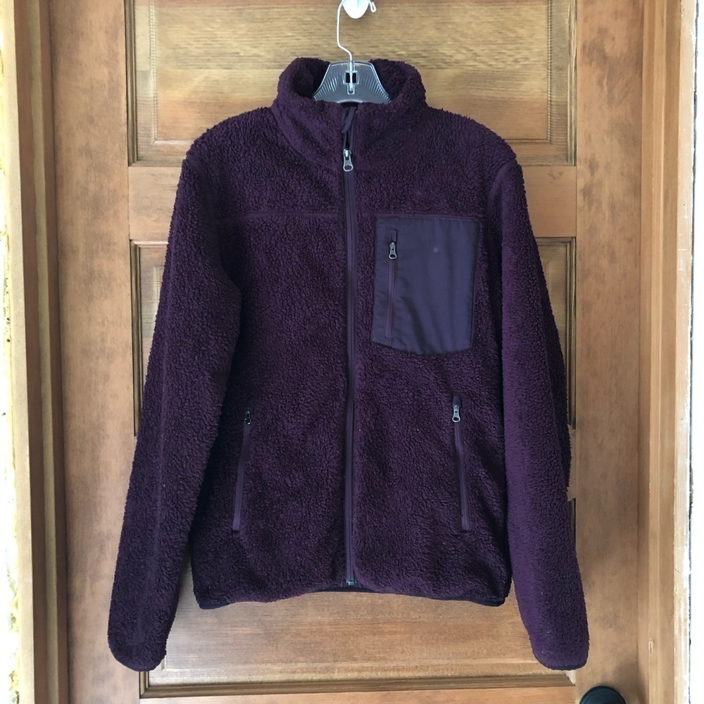 Uniqlo /purple fleece jacket / Small